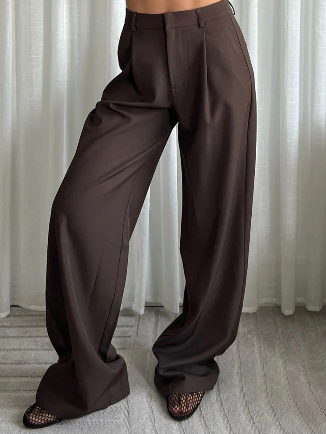 Bruine pantalon